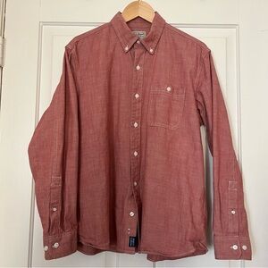 L.L.Bean Cotton Button Down Shirt | medium Reg